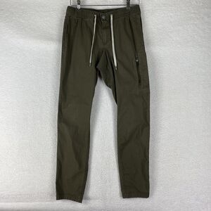 Vuori Pants Mens Size M Green Ripstop Climber Drawstring Hiking Outdoors Camping